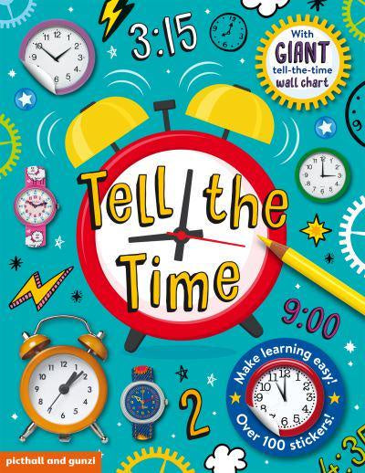 Tell The Time Sticker Activity Book and Wallchart