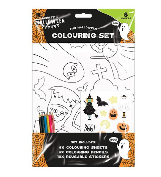 Halloween Colouring Set