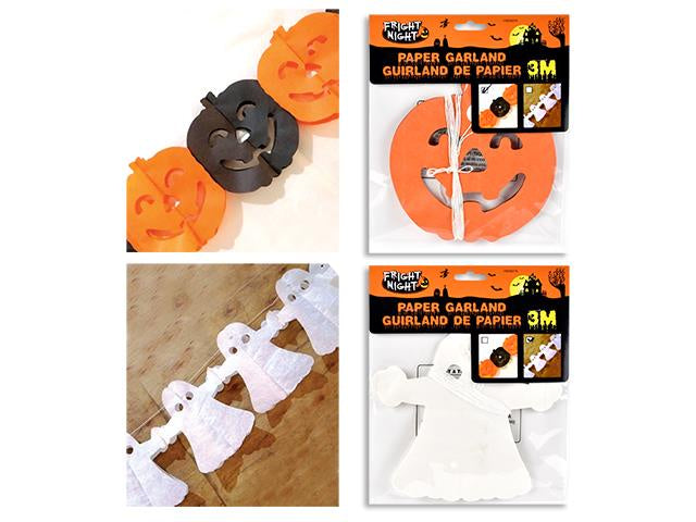 3D Die-Cut Halloween Paper Garland